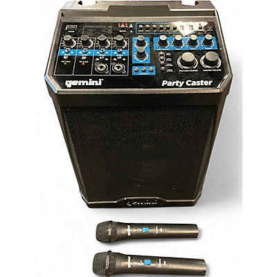 Used Gemini PARTY CASTER Powered Speaker