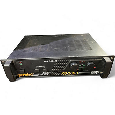 Used Gemini XG2000 Power Amp