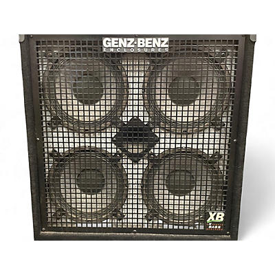 Used Genz Benz GB410T 4Ohm 4x10 Bass Cabinet