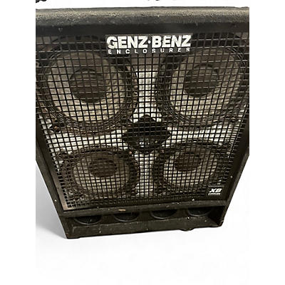 Used Genz Benz GB410T 4Ohm 4x10 Bass Cabinet