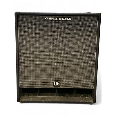 Used Genz Benz GB410T 4Ohm 4x10 Bass Cabinet