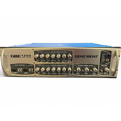 Used Genz Benz GBE1200 1200W Bass Amp Head