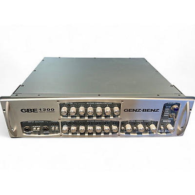 Used Genz Benz GBE1200 1200W Bass Amp Head
