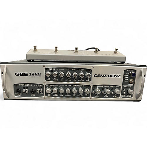 Used Genz Benz GBE1200 1200W Bass Amp Head