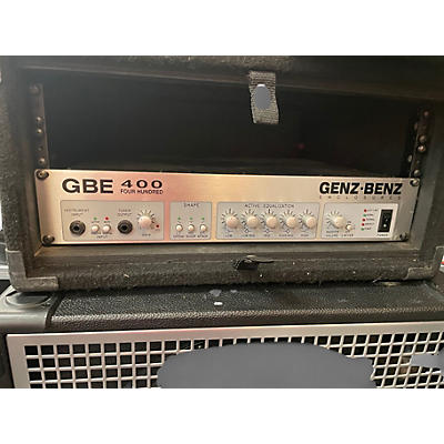 Used Genz Benz GBE400 Bass Amp Head