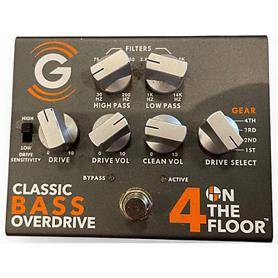 Used Genzler Amplification 4 ON THE FLOOR Bass Effect Pedal