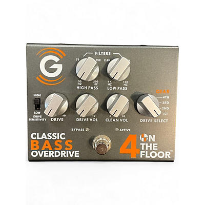 Used Genzler Amplification 4 On The Floor Classic Bass Effect Pedal