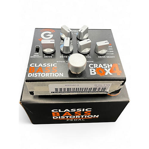 Used Genzler Amplification Crash Box 4 Classic Bass Distortion Bass Effect Pedal