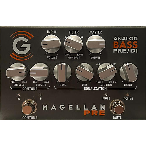 Genzler Amplification Used Genzler Amplification MAGELLAN PRE Analog Bass Pre/DI Bass Effect Pedal