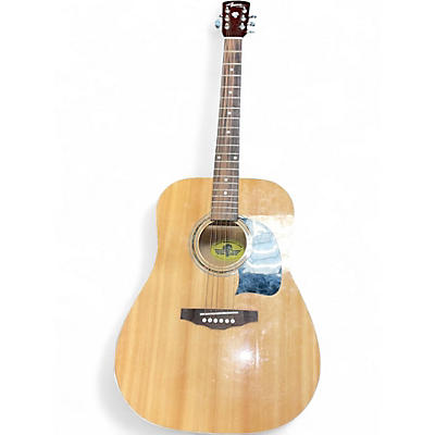 Used George Washburn Lyon LG2PAK Natural Acoustic Guitar