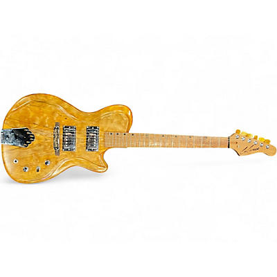 Used Ggress Custom Natural Solid Body Electric Guitar