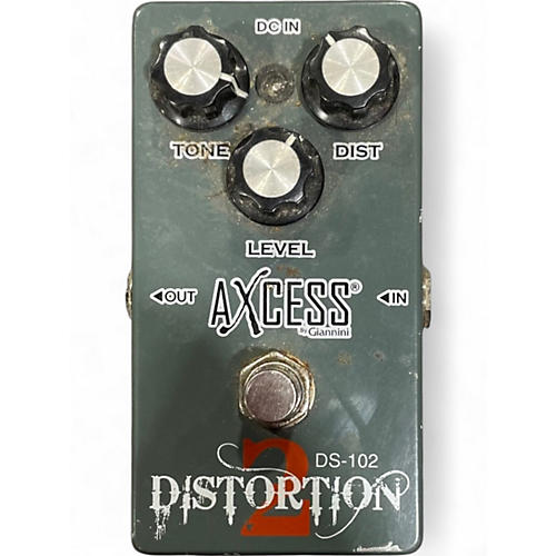 Used Giannini AXCESS DS-102 DISTORTION Effect Pedal