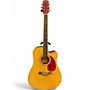 Used Giannini DG41 Natural Acoustic Electric Guitar Natural