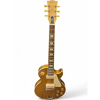 Used Gibson 1952 REISSUE LES PAUL TRIBUTE Gold Bullion Solid Body Electric Guitar