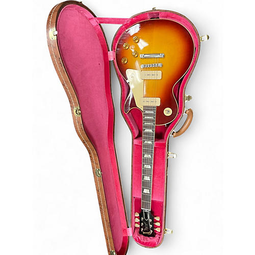 Used Gibson 1956 Reissue Murphy Aged Les Paul Bourbon Burst Solid Body Electric Guitar Bourbon Burst