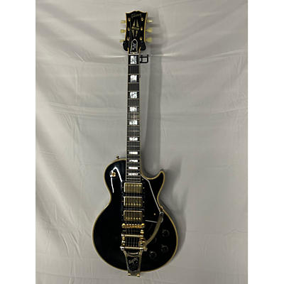 Gibson Used Gibson 1957 Reissue Les Paul Black Beauty With Bigsby Ebony Solid Body Electric Guitar