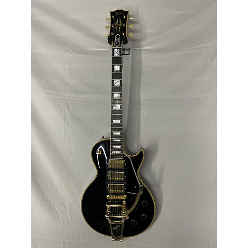 Gibson Used Gibson 1957 Reissue Les Paul Black Beauty With Bigsby Ebony Solid Body Electric Guitar Ebony