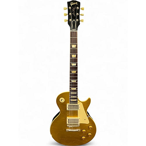 Used Gibson 1957 Reissue Murphy Aged Les Paul Gold Top Solid Body Electric Guitar Gold Top