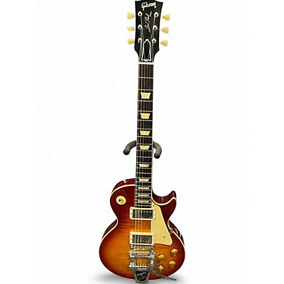 Used Gibson 1958 Reissue Les Paul Flame Top Heritage Cherry Sunburst Solid Body Electric Guitar