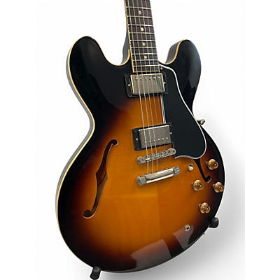 Used Gibson 1959 Reissue ES335 Vintage Sunburst Hollow Body Electric Guitar