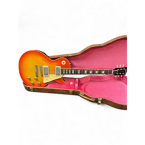 Used Gibson 1960 Custom Shop 70th Anniversary Murphy Lab ULA Les Paul Cherry Burst Solid Body Electric Guitar Cherry Burst