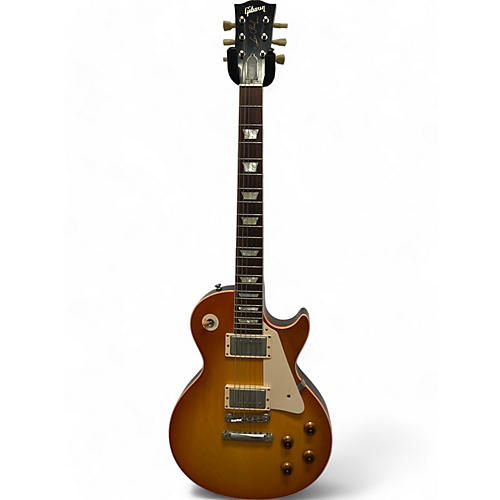 Gibson Used Gibson 1960 Reissue Les Paul Honey Burst Solid Body Electric Guitar Honey Burst