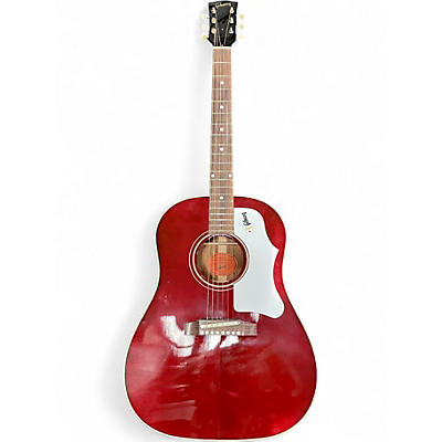 Used Gibson 1960s J45 Maroon Acoustic Guitar