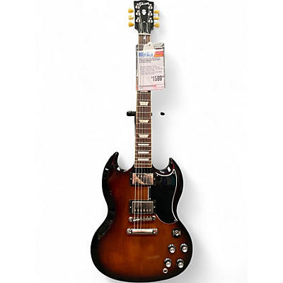 Used Gibson 1961 Reissue SG 2 Color Sunburst Solid Body Electric Guitar