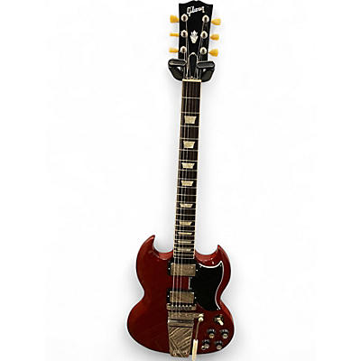 Used Gibson 1961 Reissue SG MAESTRO Heritage Cherry Solid Body Electric Guitar