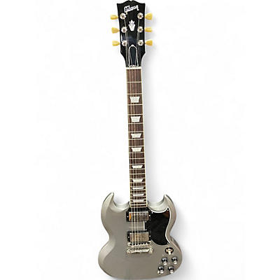 Used Gibson 1961 Reissue SG Silver Solid Body Electric Guitar