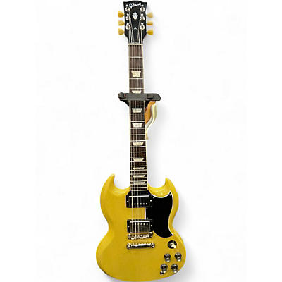 Used Gibson 1961 Reissue SG TV Yellow Solid Body Electric Guitar
