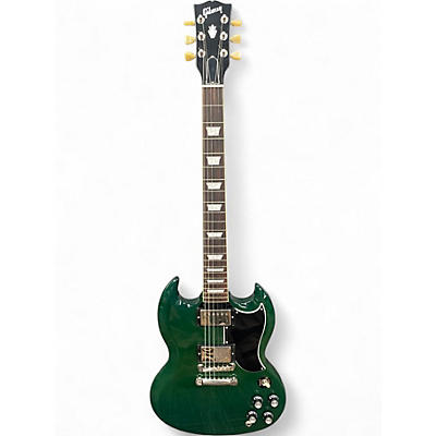 Used Gibson 1961 Reissue SG Translucent Teal Solid Body Electric Guitar