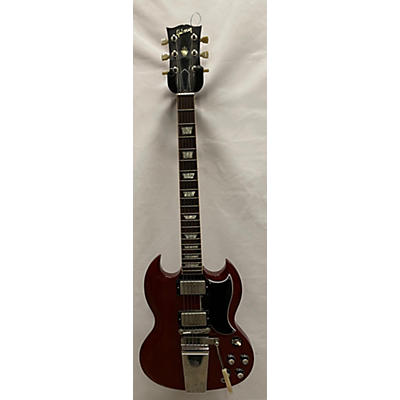 Gibson Used Gibson 1961 Reissue SG WITH LYRE VIBROLA Cherry Solid Body Electric Guitar