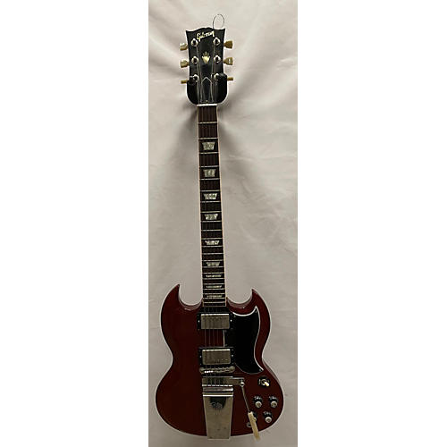 Gibson Used Gibson 1961 Reissue SG WITH LYRE VIBROLA Cherry Solid Body Electric Guitar Cherry