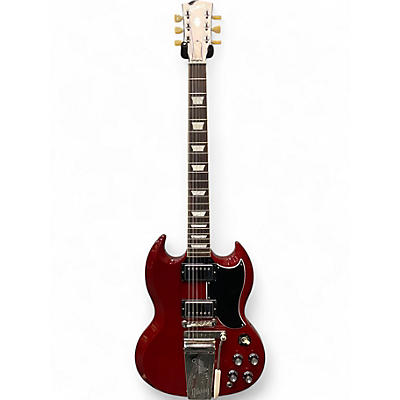 Used Gibson 1961 Reissue SG maestro Heritage Cherry Solid Body Electric Guitar