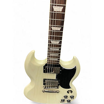 Used Gibson 1961 Reissue SG white blonde Solid Body Electric Guitar