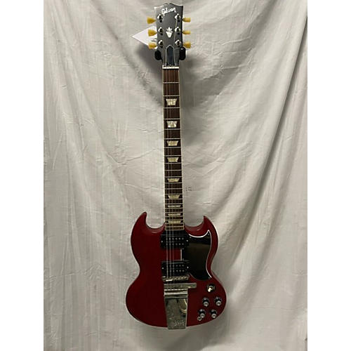 Gibson Used Gibson 1961 SG Reissue With Vibrola Vintage Cherry Solid Body Electric Guitar Vintage Cherry