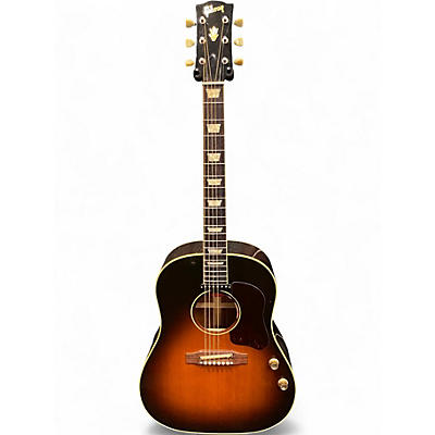 Used Gibson 1964 J160E Vintage Sunburst Acoustic Electric Guitar