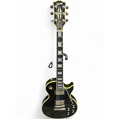 Used Gibson 1968 Les Paul Custom Reissue Black Solid Body Electric Guitar Black
