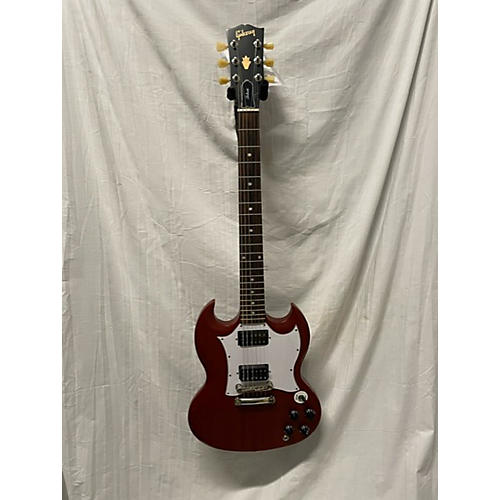 Gibson Used Gibson 1970S Tribute SG Special Worn Cherry Solid Body Electric Guitar Worn Cherry