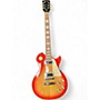 Used Gibson 1970s Les Paul Reissue Deluxe Ash Top Cherry Sunburst Solid Body Electric Guitar Cherry Sunburst