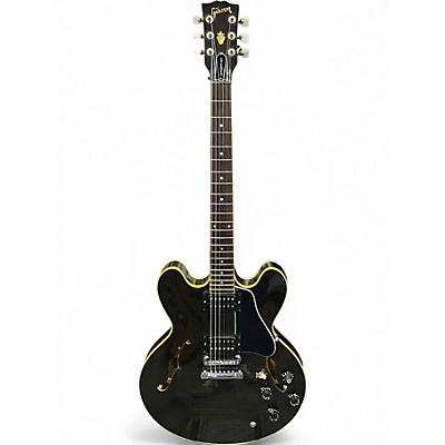 Used Gibson 1985 ES-335 DOT Black Hollow Body Electric Guitar