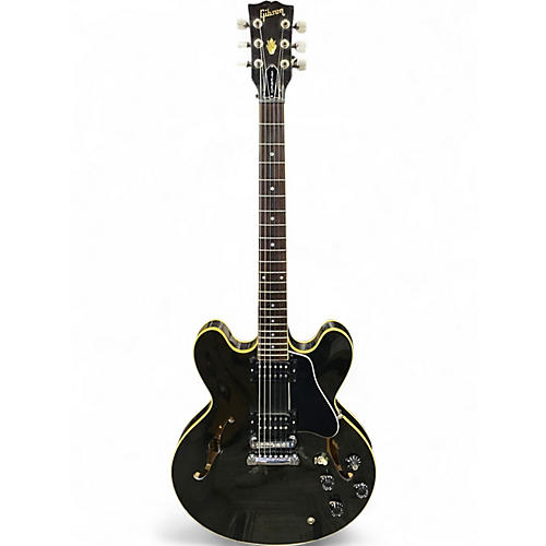 Used Gibson 1985 ES-335 DOT Black Hollow Body Electric Guitar Black
