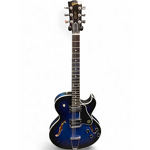 Used Gibson 2002 ES135 Blue Burst Hollow Body Electric Guitar Blue Burst