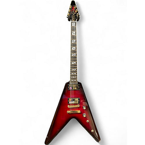 Used Gibson 50TH Anniversary Flying V red burst Solid Body Electric Guitar red burst