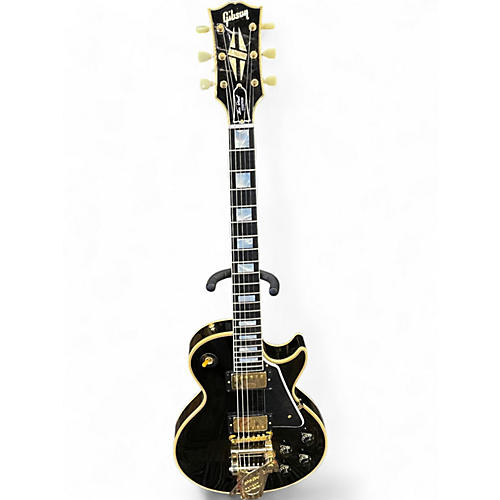 Used Gibson 57 Les Paul Custom Wildwood Spec Ebony Solid Body Electric Guitar Ebony