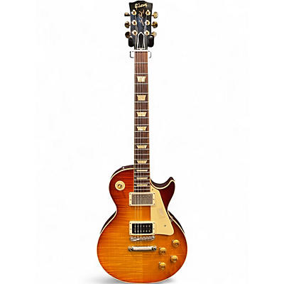 Used Gibson 60th Anniversary 1959 Les Paul Standard Reissue Orange Sunset Fade Solid Body Electric Guitar