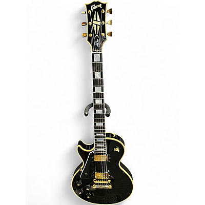 Used Gibson 68 Les Paul Custom Black and Gold Solid Body Electric Guitar