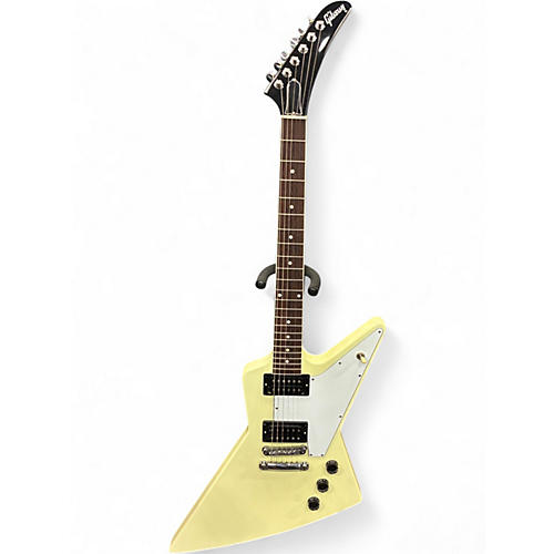Used Gibson 70s Explorer White Solid Body Electric Guitar White