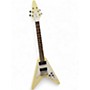 Used Gibson 70s Flying V Antique White Solid Body Electric Guitar Antique White